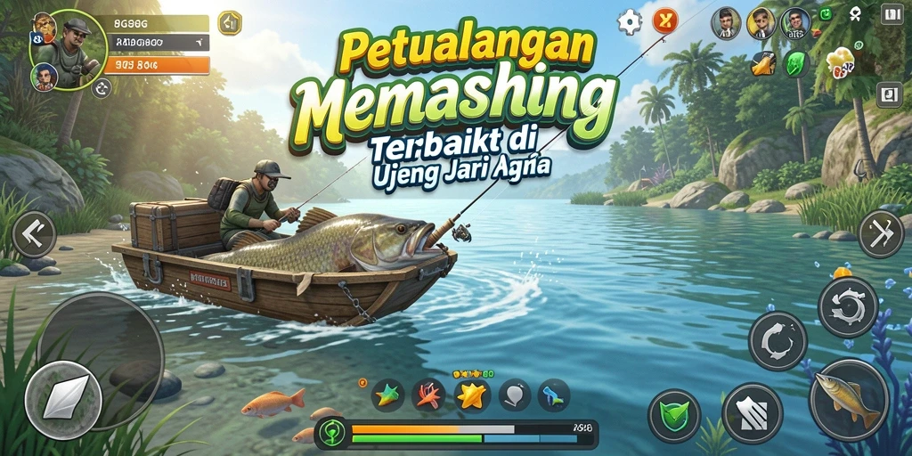 Tangkapan ikan terbesar saat bermain 8G8G di lokasi memancing yang menakjubkan.