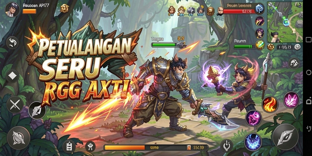 Tangkapan layar gameplay yang mendebarkan di dunia ARPG.
