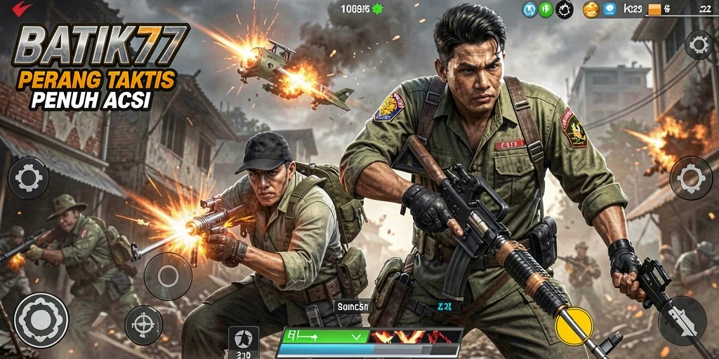 Tampilan gameplay TPS dari BATIK77 yang mendebarkan dan penuh aksi.