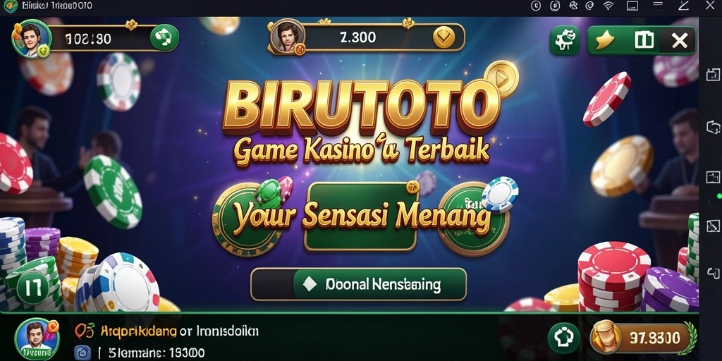 Tampilan menarik permainan Kasino di BIRUTOTO.