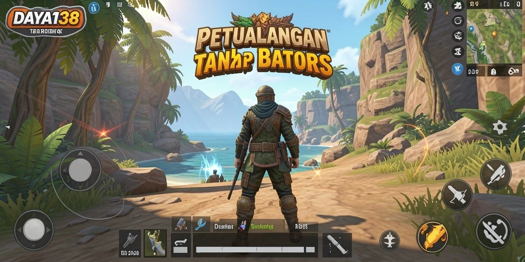 Tangkapan layar dari gameplay DAYA138 yang menampilkan petualangan di dunia terbuka.