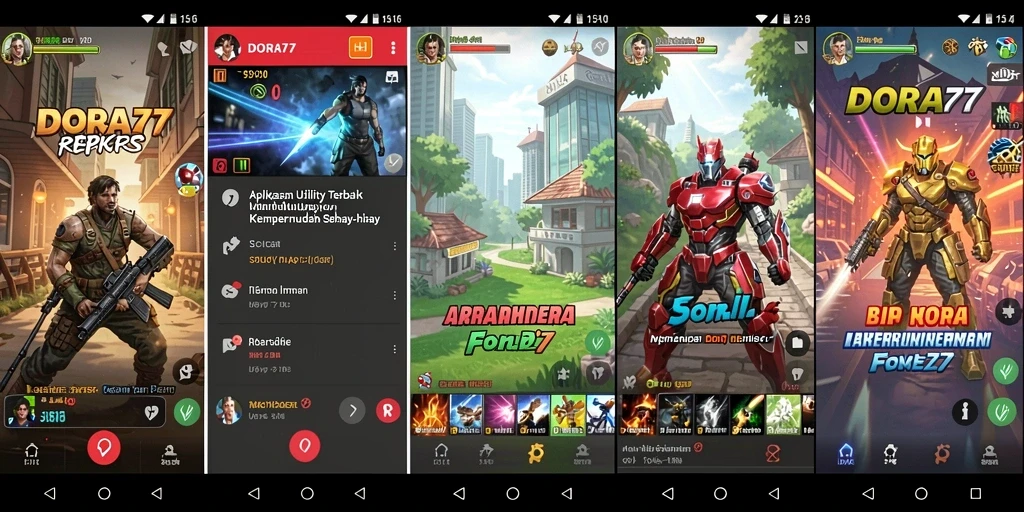 Screenshot DORA77 menampilkan antarmuka pengaturan tugas dan pengingat yang intuitif.