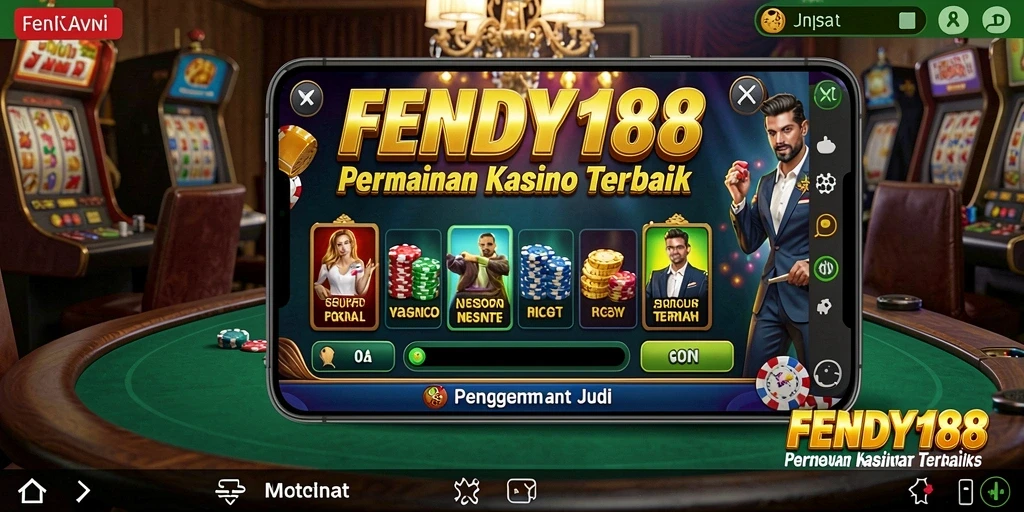 Screenshot utama FENDY188 menampilkan gameplay kasino yang menarik.