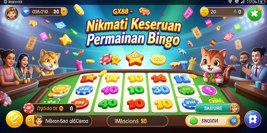 Tampilan gameplay mengasyikkan dari GX88 Bingo yang menantang.