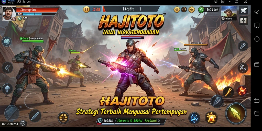 Screenshot utama HAJITOTO menampilkan aksi strategi yang mendebarkan.