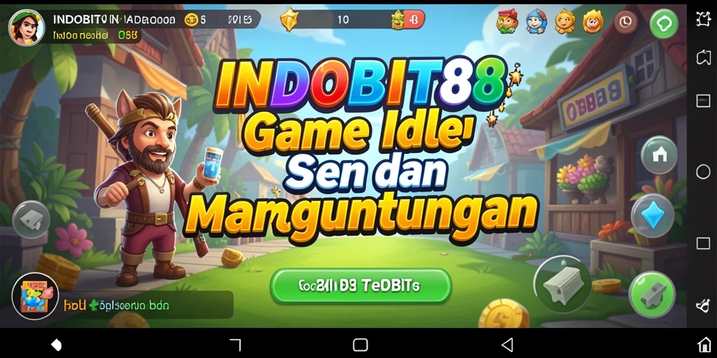 Tampilan gameplay menarik di INDOBIT88 dengan elemen idle yang memikat.