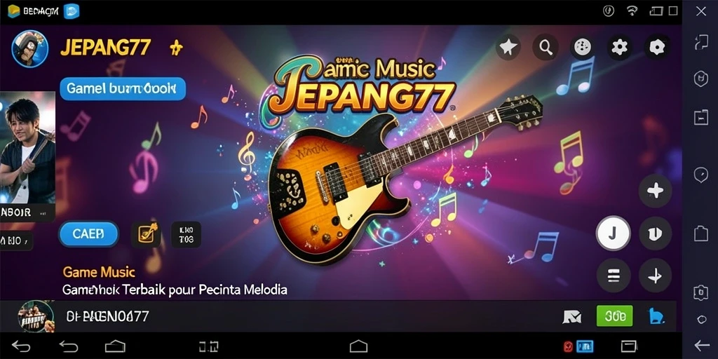 Tangkapan layar menunjukkan gameplay seru di JEPANG77.