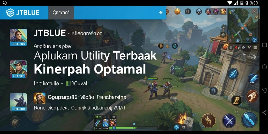 Screenshot menunjukkan antarmuka JTBLUE yang ramah pengguna.