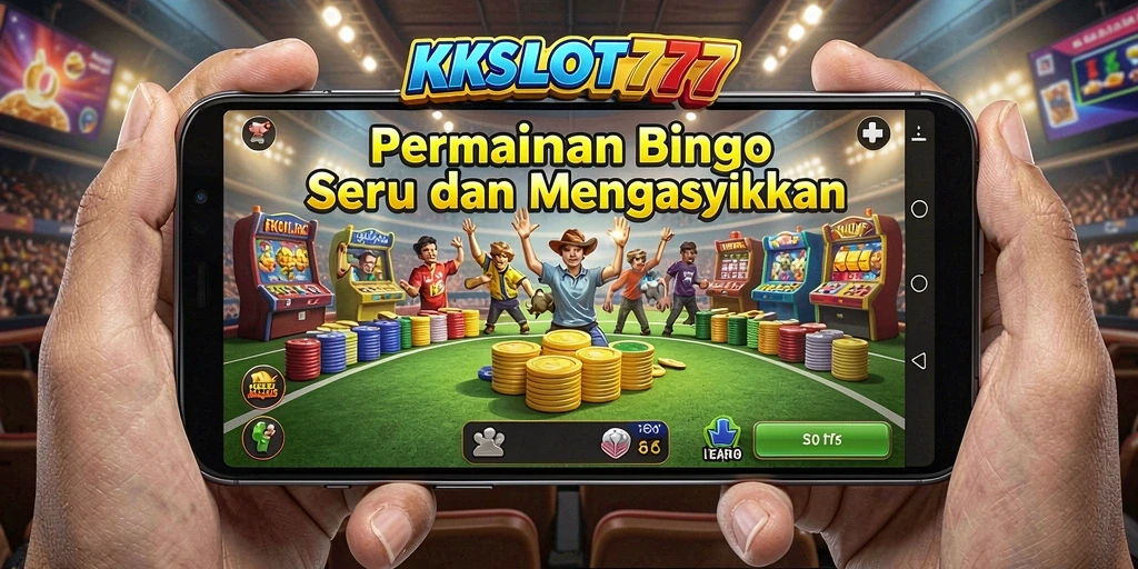 Screenshot gameplay KKSLOT777 yang menampilkan suasana Bingo yang meriah.