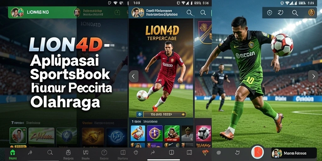 Tampilan antarmuka <strong>LION4D</strong> yang menarik dengan opsi taruhan di layar.
