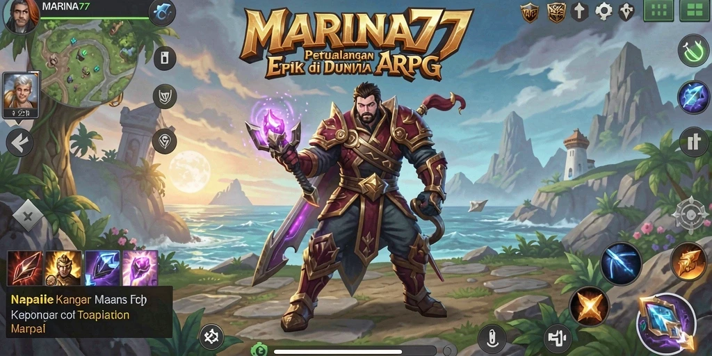 Tampilan menakjubkan dari gameplay ARPG di MARINA77