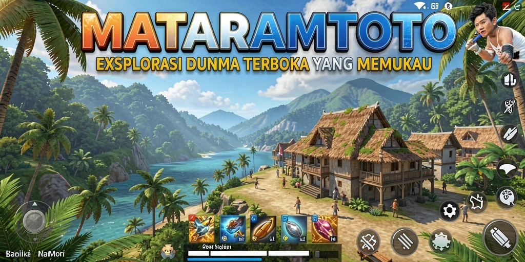 Tampilan menarik dari gameplay dunia terbuka MATARAMTOTO.