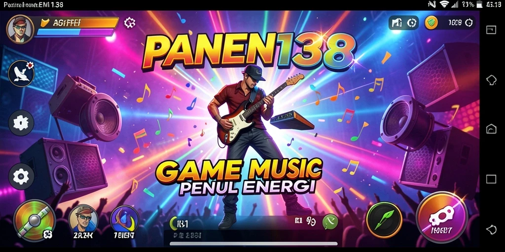 Tampilan gameplay seru dalam PANEN138 dengan lagu-lagu favorit.