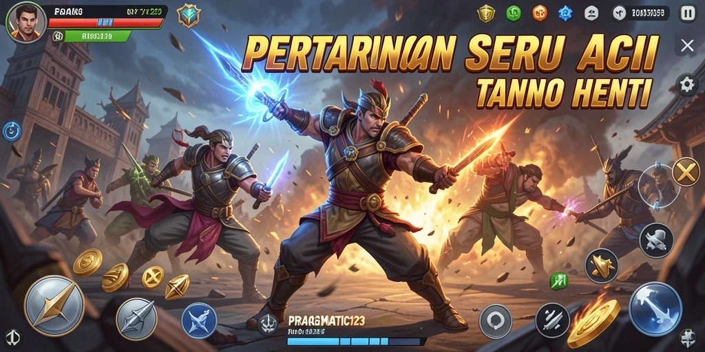 Tangkapan layar PRAGMATIC123 menunjukkan aksi seru dalam pertempuran dinamis.