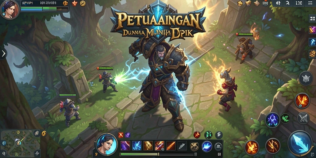 Tampilan aksi seru dalam gameplay RPVIP1 yang memukau.
