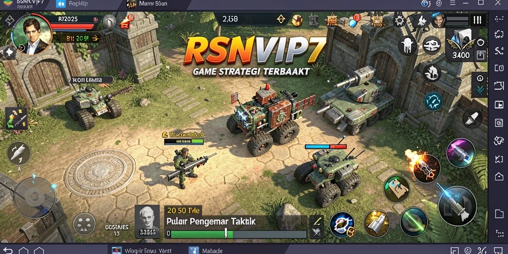 Screenshot utama RSNVIP7 menampilkan aksi strategis yang mendebarkan.