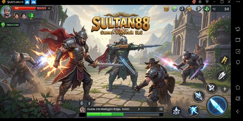 Tampilan gameplay menarik dengan elemen strategi mendalam.