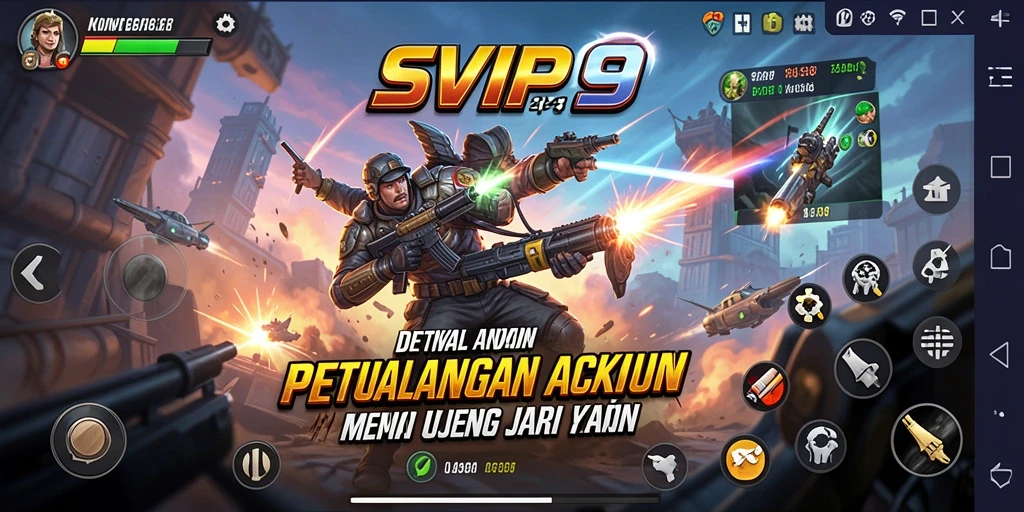 Tampilan gameplay <strong>SVIP9</strong> yang penuh aksi dan ketegangan.