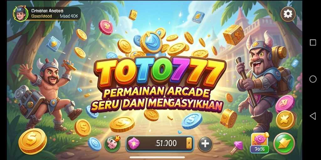 Tampilan seru dari gameplay TOTO777 dengan karakter yang penuh aksi.