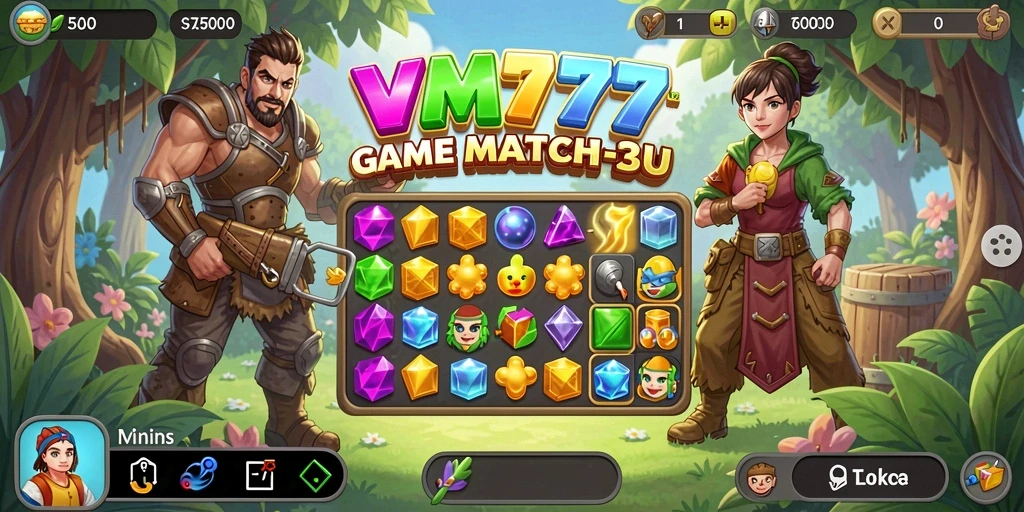 Tangkapan layar dari gameplay seru <strong>VM777</strong> yang penuh warna.