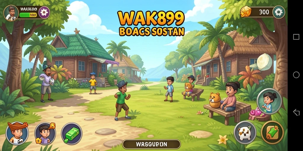 Gameplay WAK89 yang ceria dan mengasyikkan.